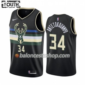 Camiseta Niños NBA Milwaukee Bucks Giannis Antetokounmpo 34 2019-20 Nike Statement Edition Swingman